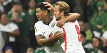 Inggris Menang Dramatis atas Meksiko 3-2, Bellingham Cetak Dua Gol