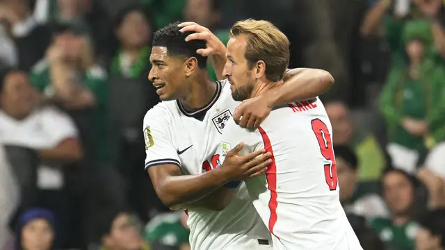 Inggris Menang Dramatis atas Meksiko 3-2, Bellingham Cetak Dua Gol