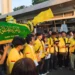 Aksi BEM UI di Depan Mabes Polri Ricuh, Keranda Simbolik HUT Bhayangkara Dilucuti Aparat