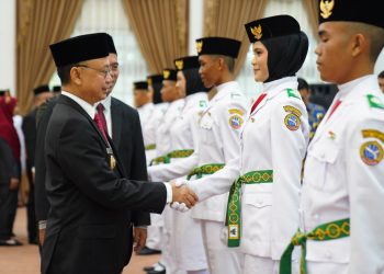 32 Pelajar Pontianak Dikukuhkan Jadi Paskibraka 2025, Siap Kibarkan Merah Putih di HUT RI ke-80