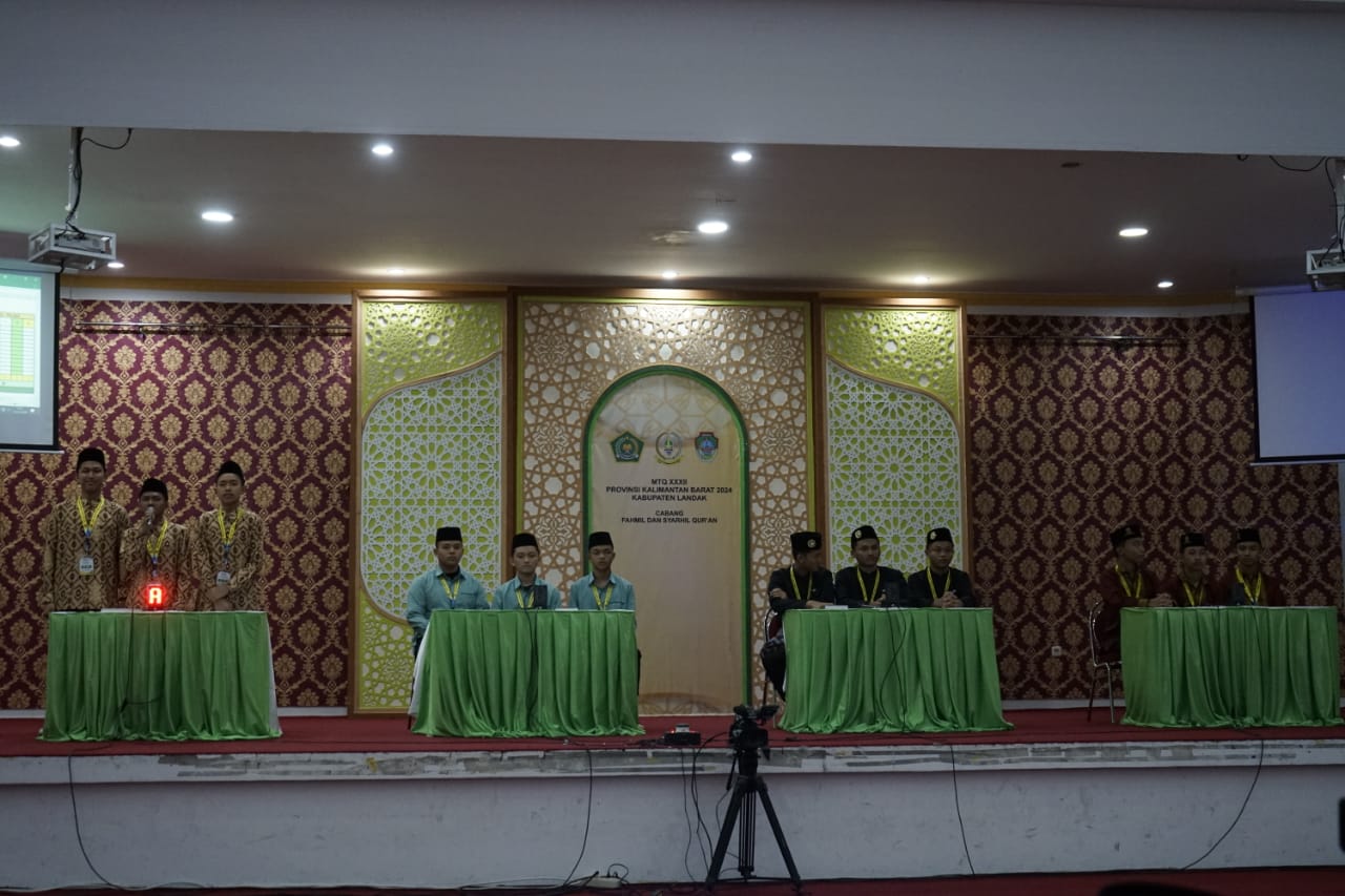 Meski Curah Hujan Tinggi, MTQ Tingkat Provinsi di Kabupaten Landak Berjalan Lancar