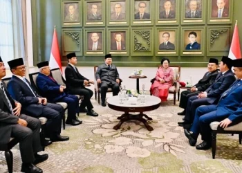 Prabowo, Megawati, JK, dan Ma’ruf Kumpul di Gedung Pancasila