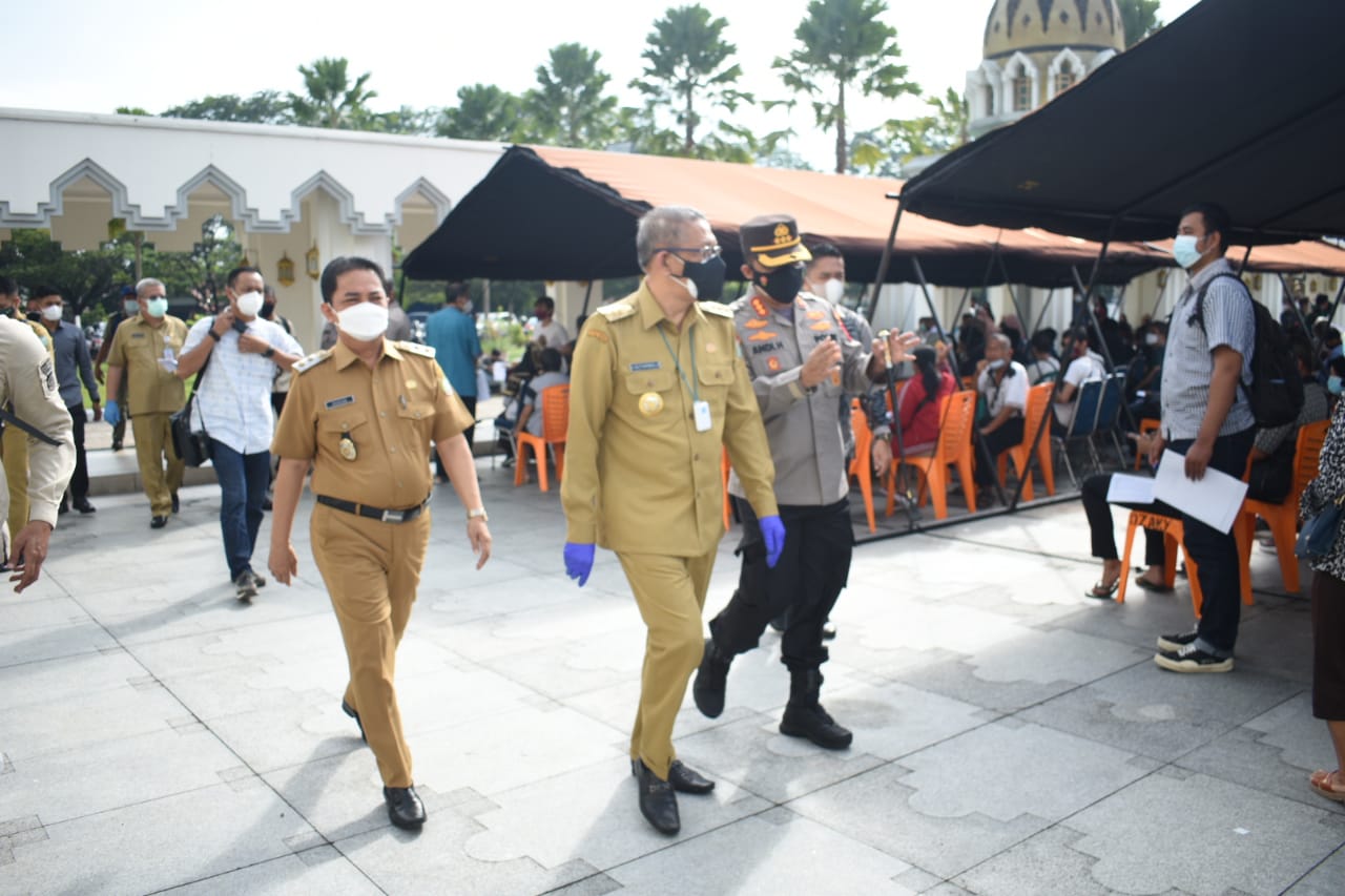Vaksinasi Gencar, Bahasan: Per 6 September 2021 Capaian Vaksinasi di Kota Pontianak Sudah 197.863 jiwa