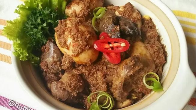 Rendang Ati Ampela, Resep Nikmat dengan Bahan Murah Meriah