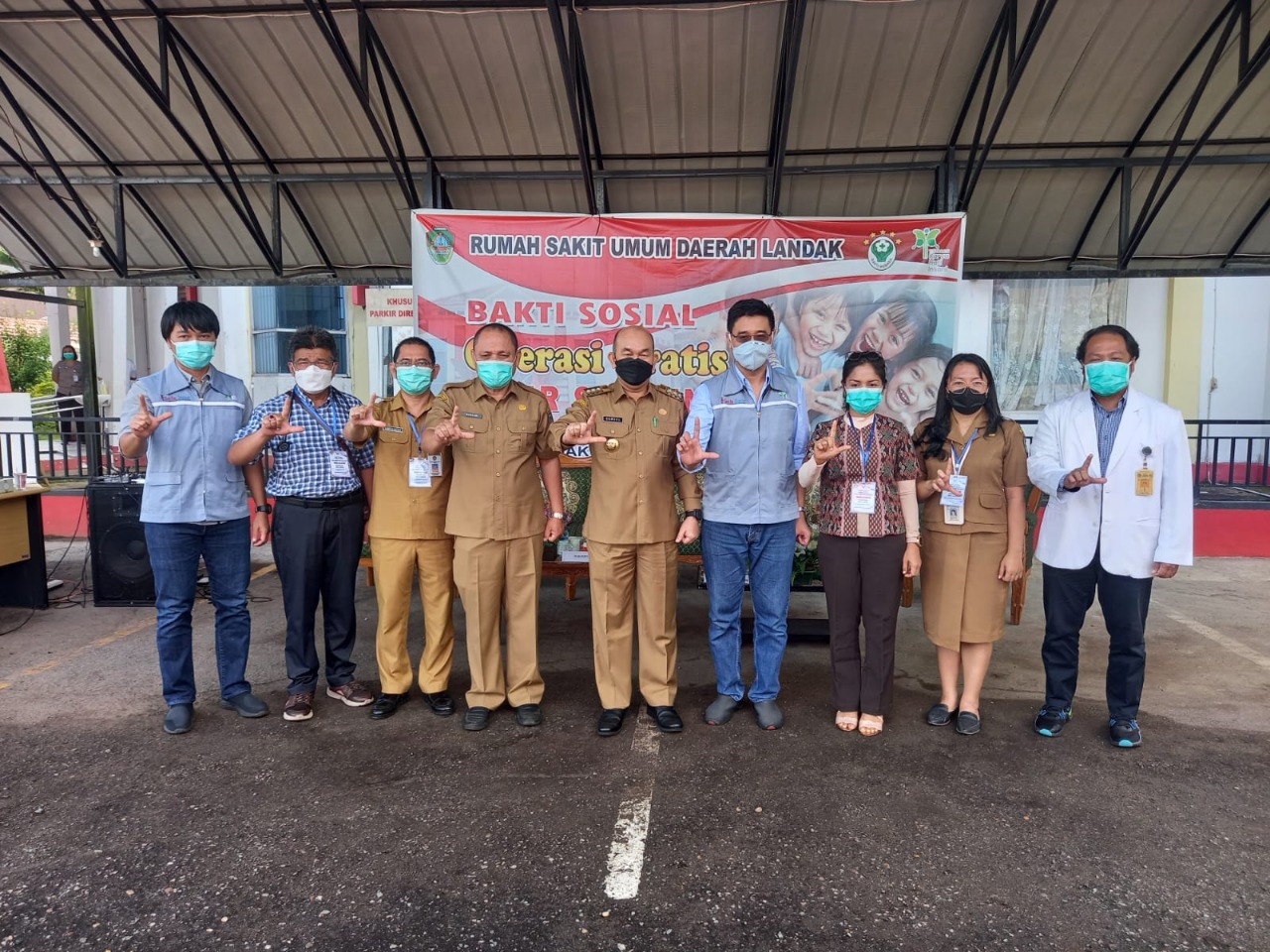 Ada Bakti Sosial Bibir Sumbing di Kabupaten Landak