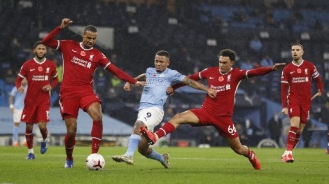 Manchester City dan Liverpool Berbagi Poin di Etihad Stadium