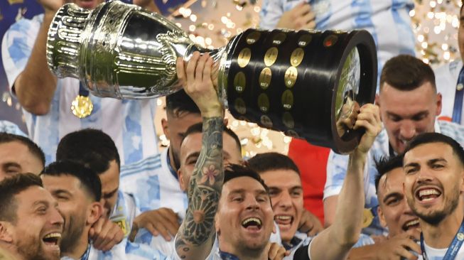 Juara Copa America 2021, Argentina Samai Rekor Uruguay
