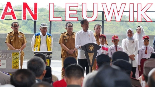 Bendungan Leuwikeris Garapan Hutama Karya Senilai Rp 3,5 Triliun DIresmikan Jokowi