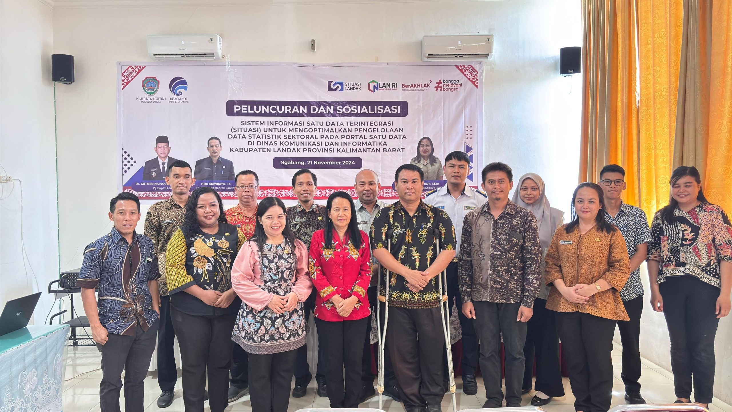 Optimasi Implementasi Satu Data, Pemkab Landak Luncurkan SITUASI