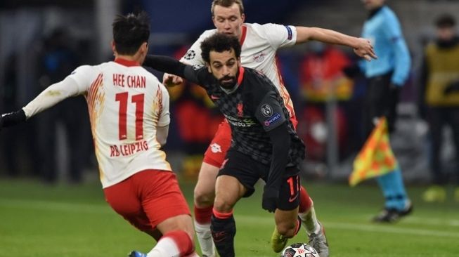 Liverpool Menang 2-0 di Kandang Leipzig