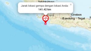 Gempa 7,4 SR, Banten, Bengkulu, Jawa Barat dan Lampung