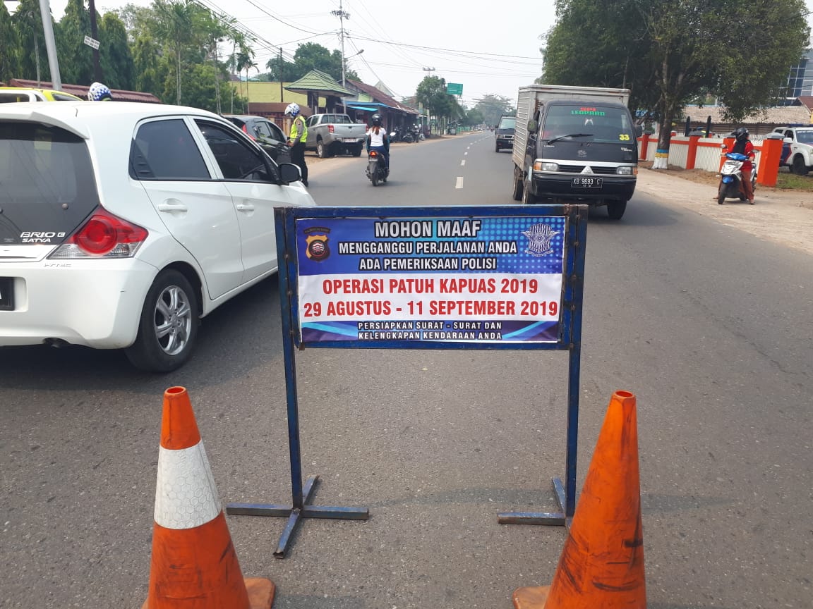 OPS Patuh Kapuas Jaring 1.564 Pengendara di Ketapang