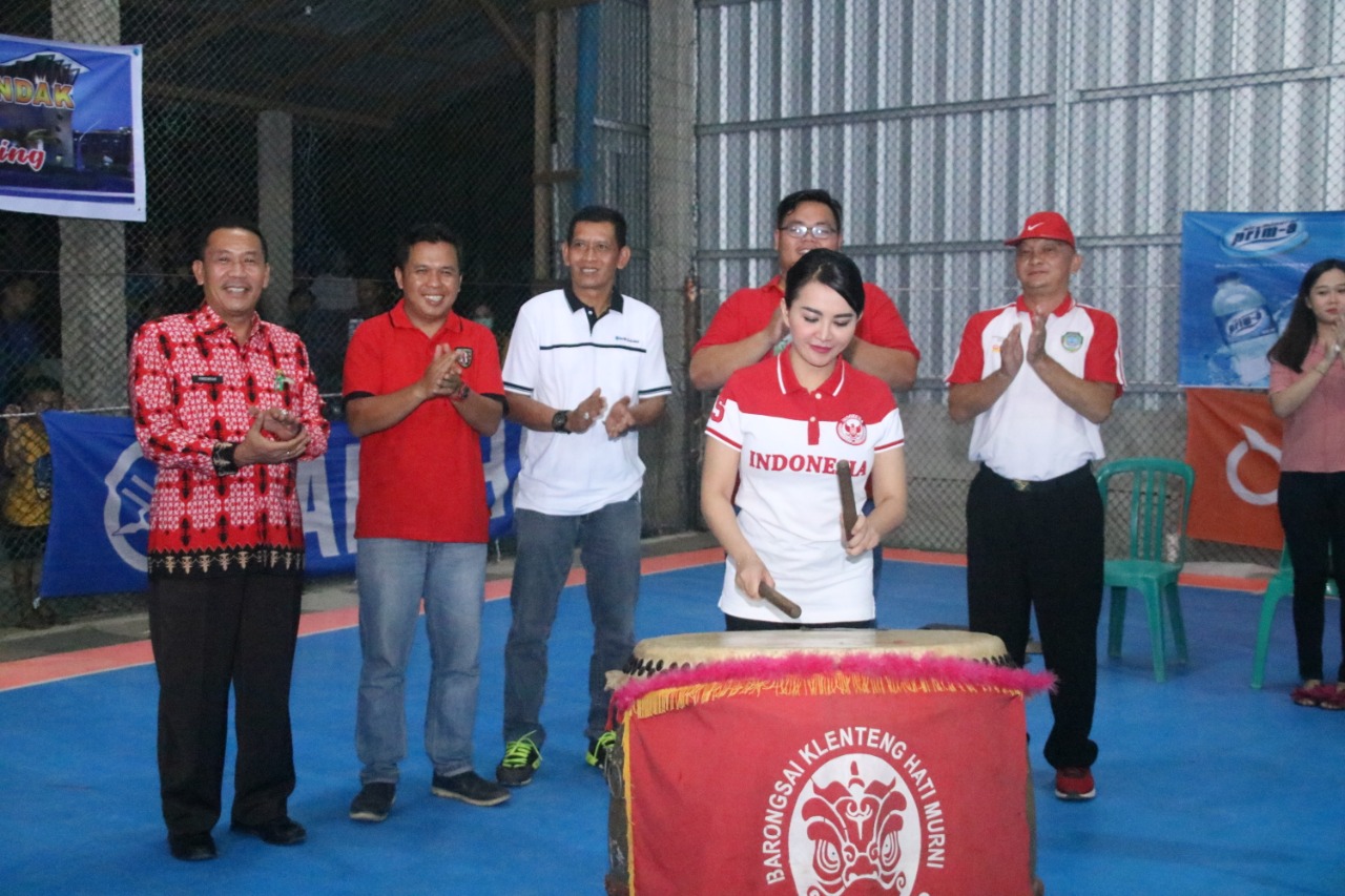 Bupati Landak Buka Turnamen Futsal Kota Intan Cup 2019