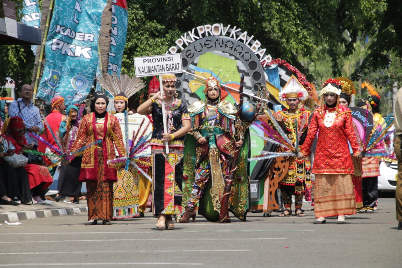 6 Menit Tampil di Jambore Nasional, Ornamen Khatulistiwa Memukau Perhatian
