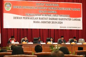 35 Anggota DPRD Landak Resmi dilantik