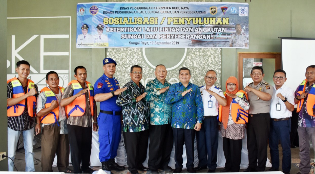 Sosialisasi Ketertiban Lalu Lintas Angkutan Sungai dan Penyeberangan