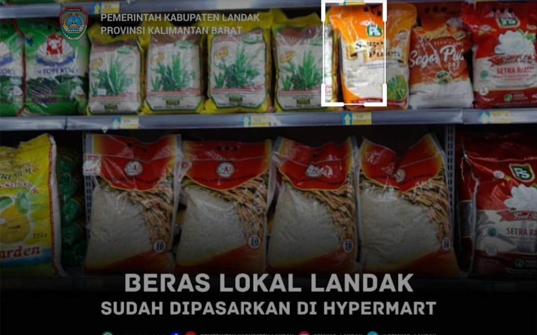 Surplus Beras Landak Sudah dipasarkan ke Kubu Raya
