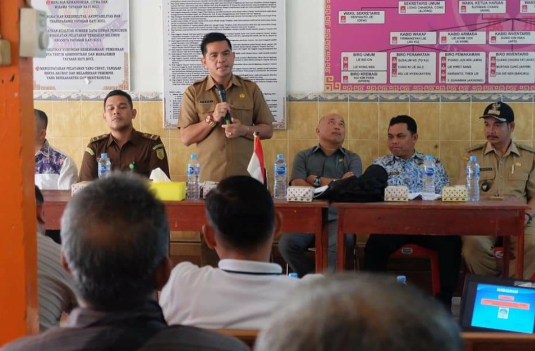 PUPR Landak Sosialisasikan Pelebaran Jalan