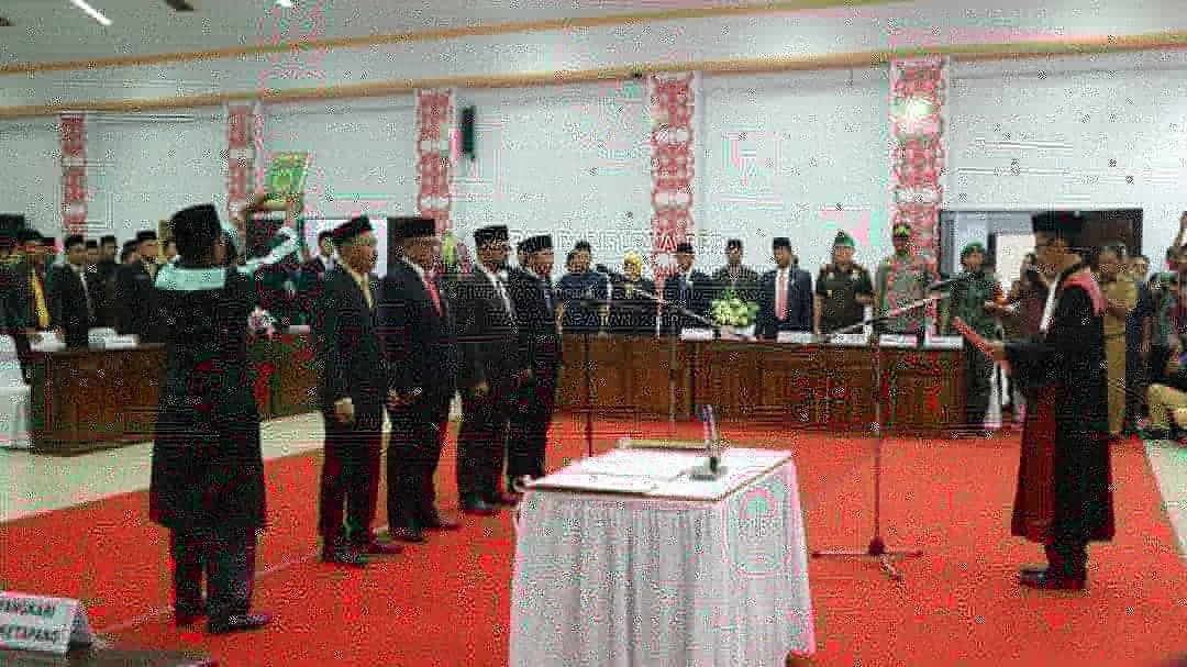 Unsur Pimpinan DPRD Ketapang Definitif Masa Bakti 2019-2024 Resmi Dilantik