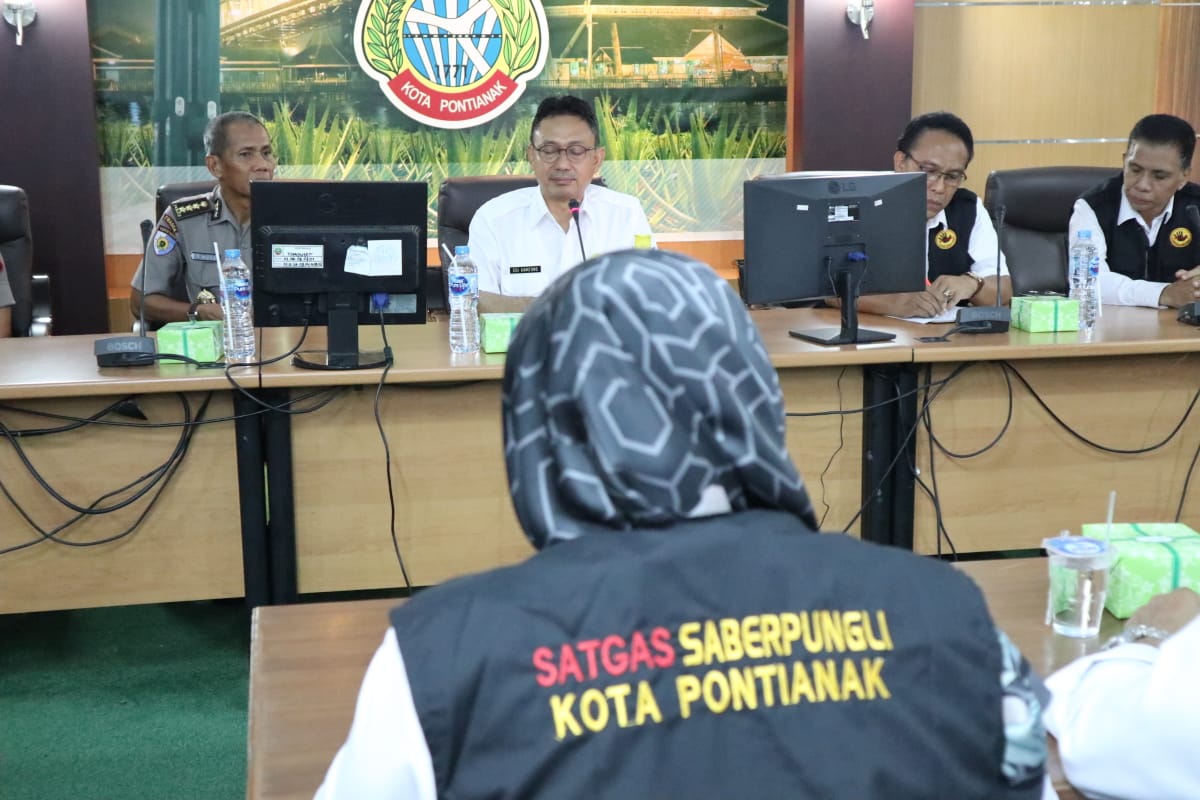 Monitoring dan Evaluasi Satgas Saber Pungli
