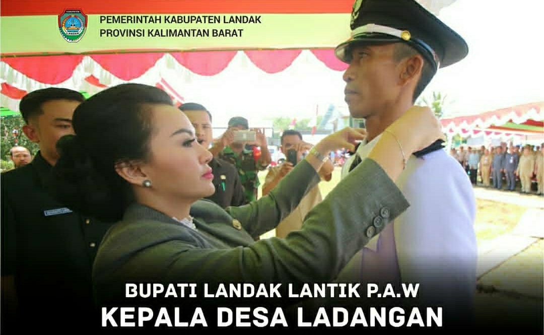 Karolin Lantik Kades Ladangan