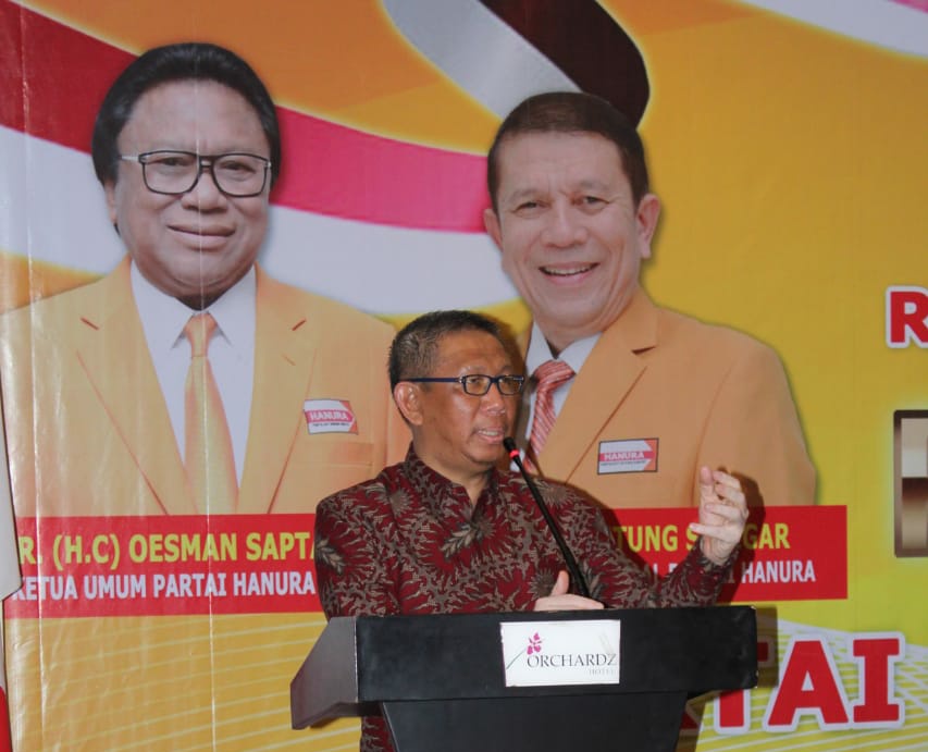 Gubernur Kalbar Buka Rapimda Partai Hanura