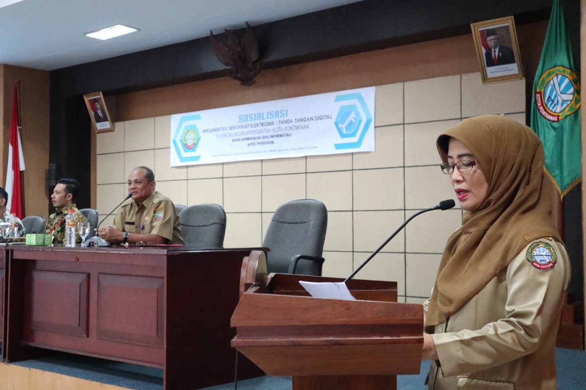 Pemkot Pontianak Terapkan Tanda Tangan Digital
