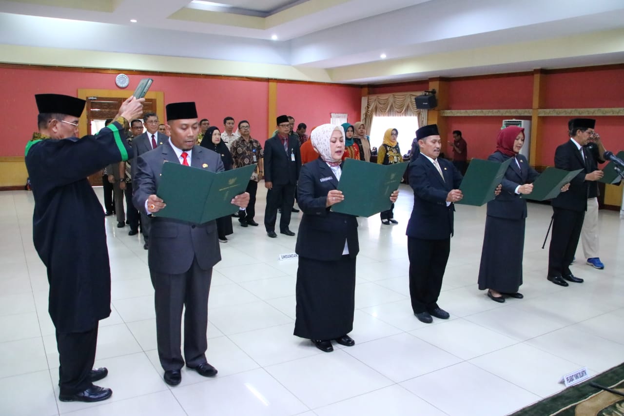 Lima Pejabat Eselon Dua Hasil Open Bidding Dilantik