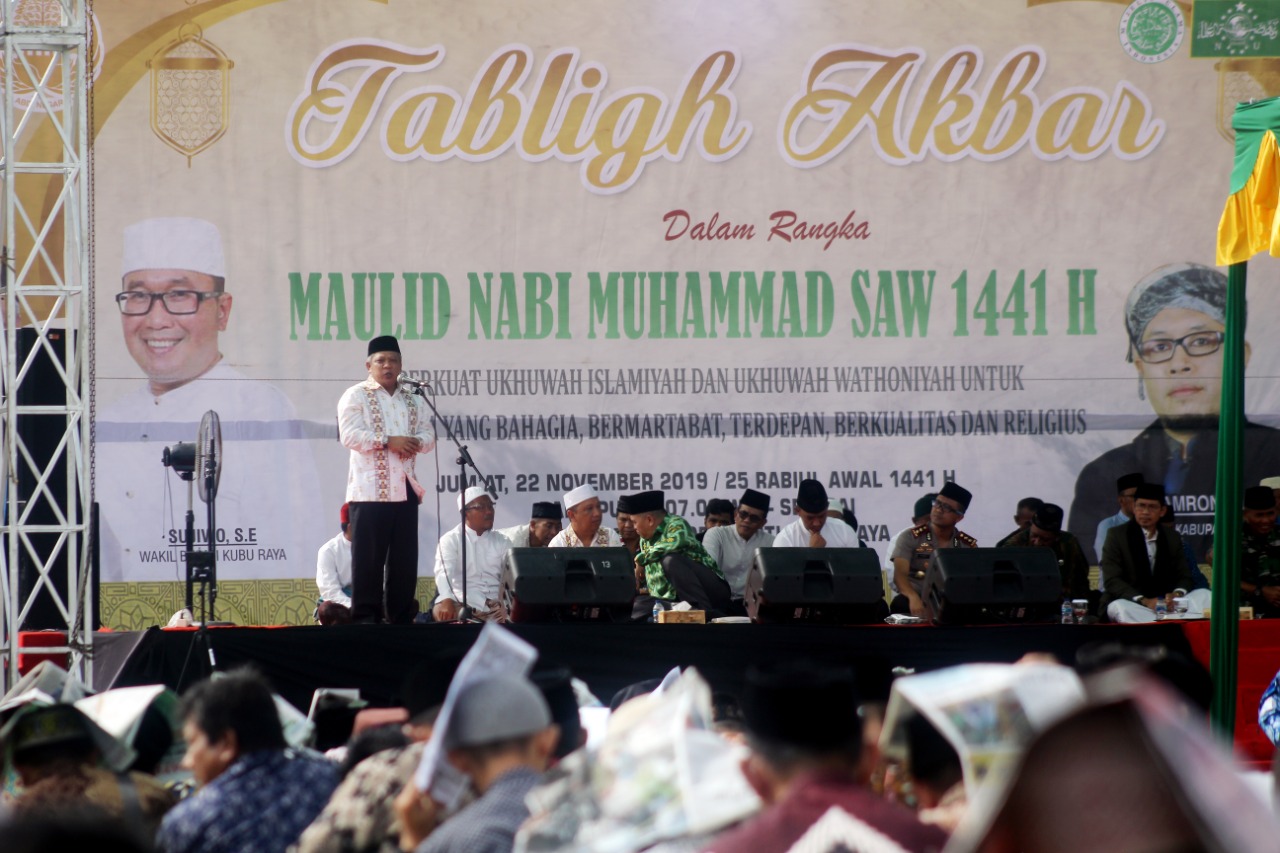 Tabligh Akbar Pemkab Kubu Raya Peringati Maulid Rasulullah Muhammad SAW