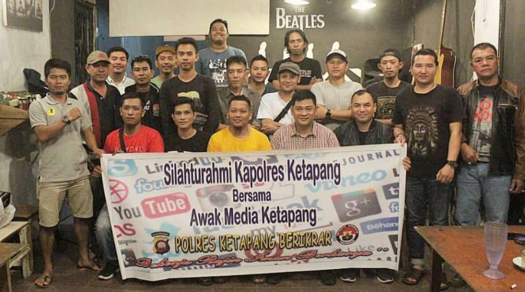 Pos Kopi Pusat Silaturrahim Aliansi Jurnalis Bersama Kapolres Ketapang dan Jajaran