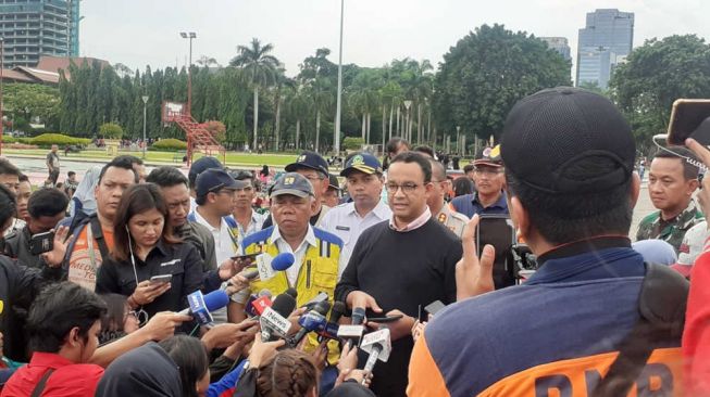 Keliling Pantau Banjir Bareng Anies, Menteri Basuki Bikin Catatan Ini