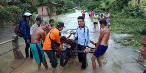 Sepanjang Pebruari 2020 Kecamatan Jelimpo 2 Kali Kebanjiran