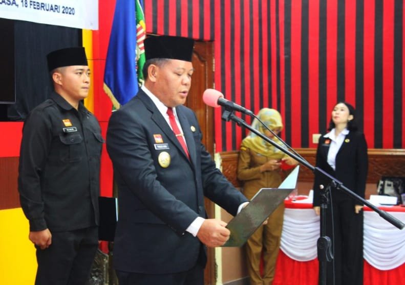64 Pejabat Administrator dan Pengawas dilantik Bupati Sanggau