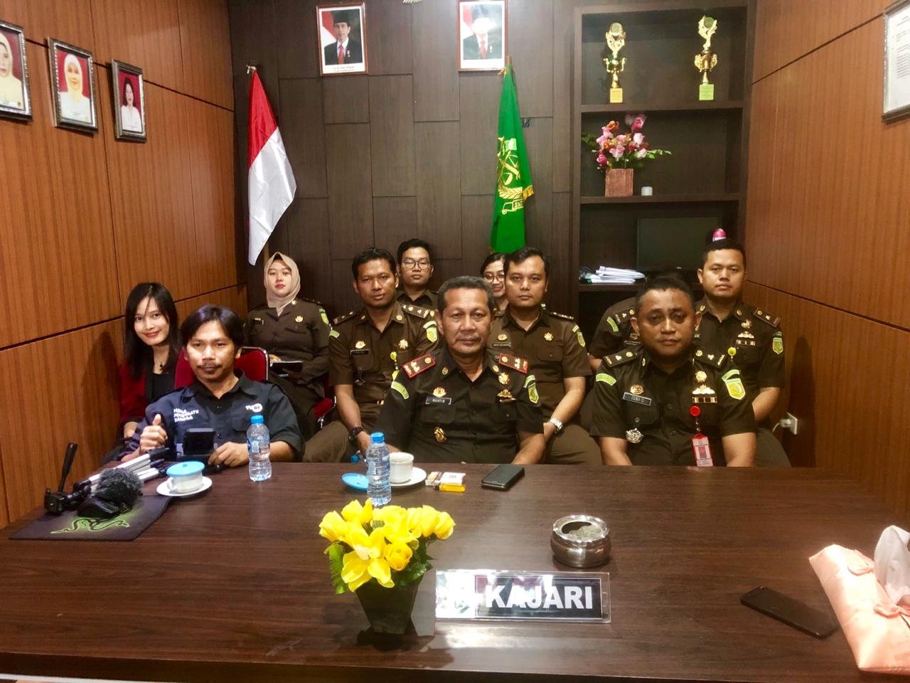 Vicom 100 Hari Kerja Kejagung Bersama Media
