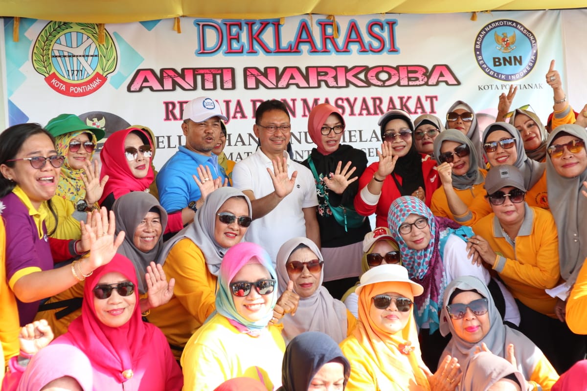 Warga Kelurahan BML Deklarasikan Anti Narkoba