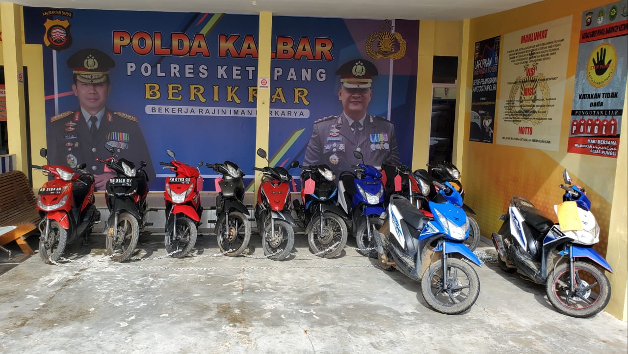 Sat Reskrim Polres Ketapang Tangkap Pelaku Utama dan Penadah Curanmor
