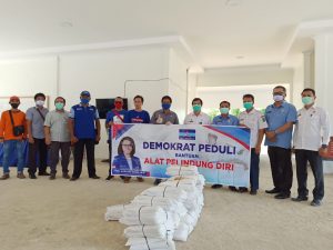 DPD Partai Demokrat Kalbar Salurkan Bantuan APD di Bengkayang