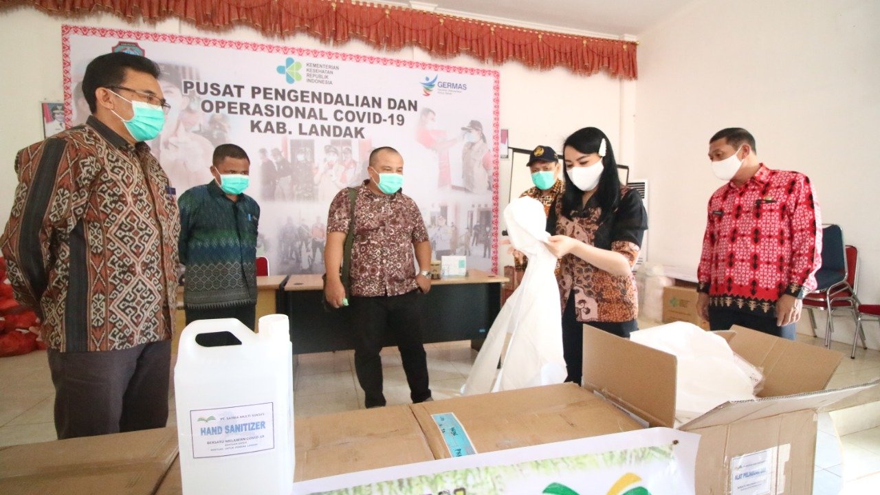Pemkab Landak Terima Bantuan APD dan Gedung PAUD