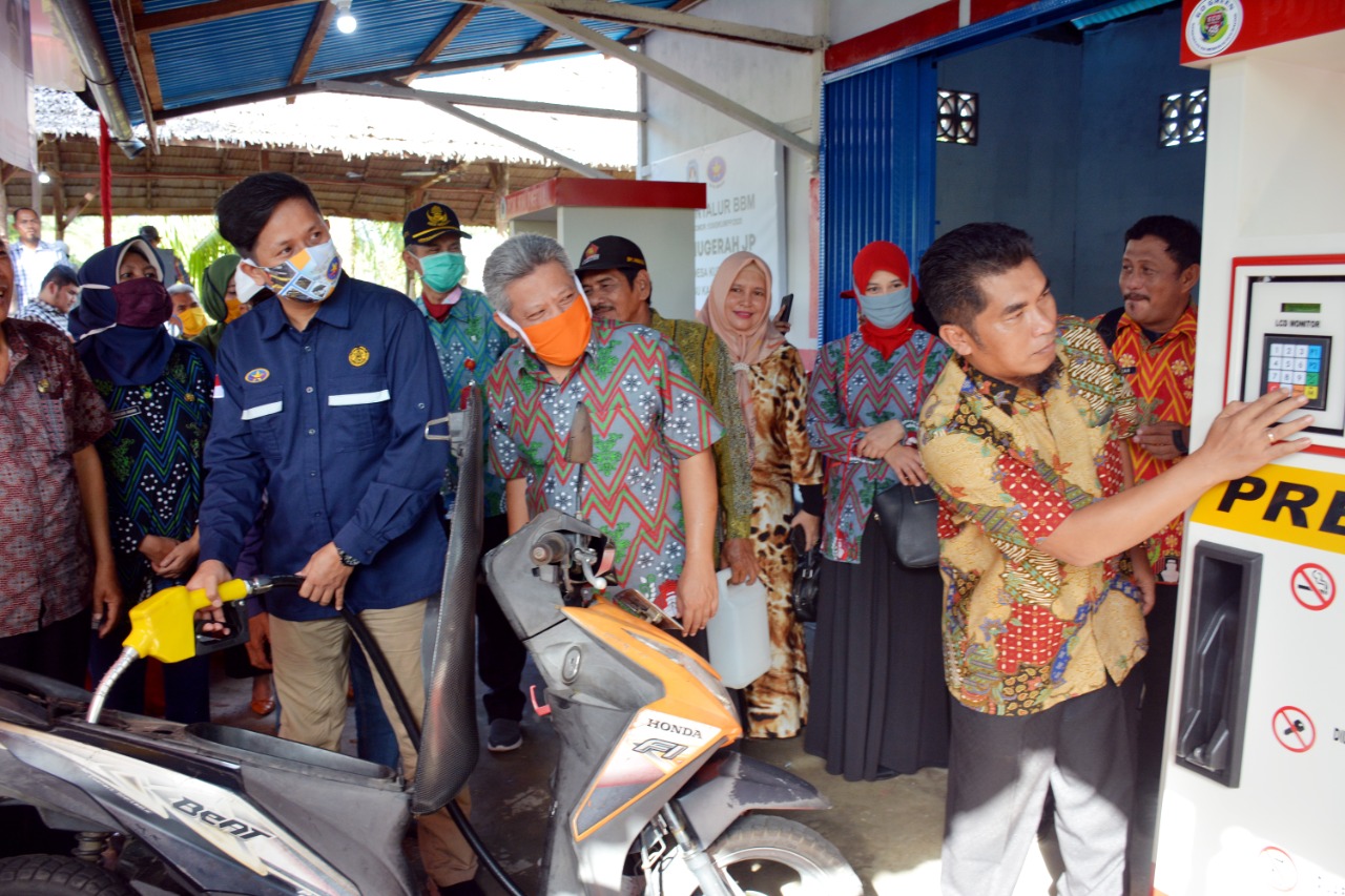 Sub Penyalur BBM Kelima di Pulau Kalimantan Beroperasi di Kecamatan Kubu