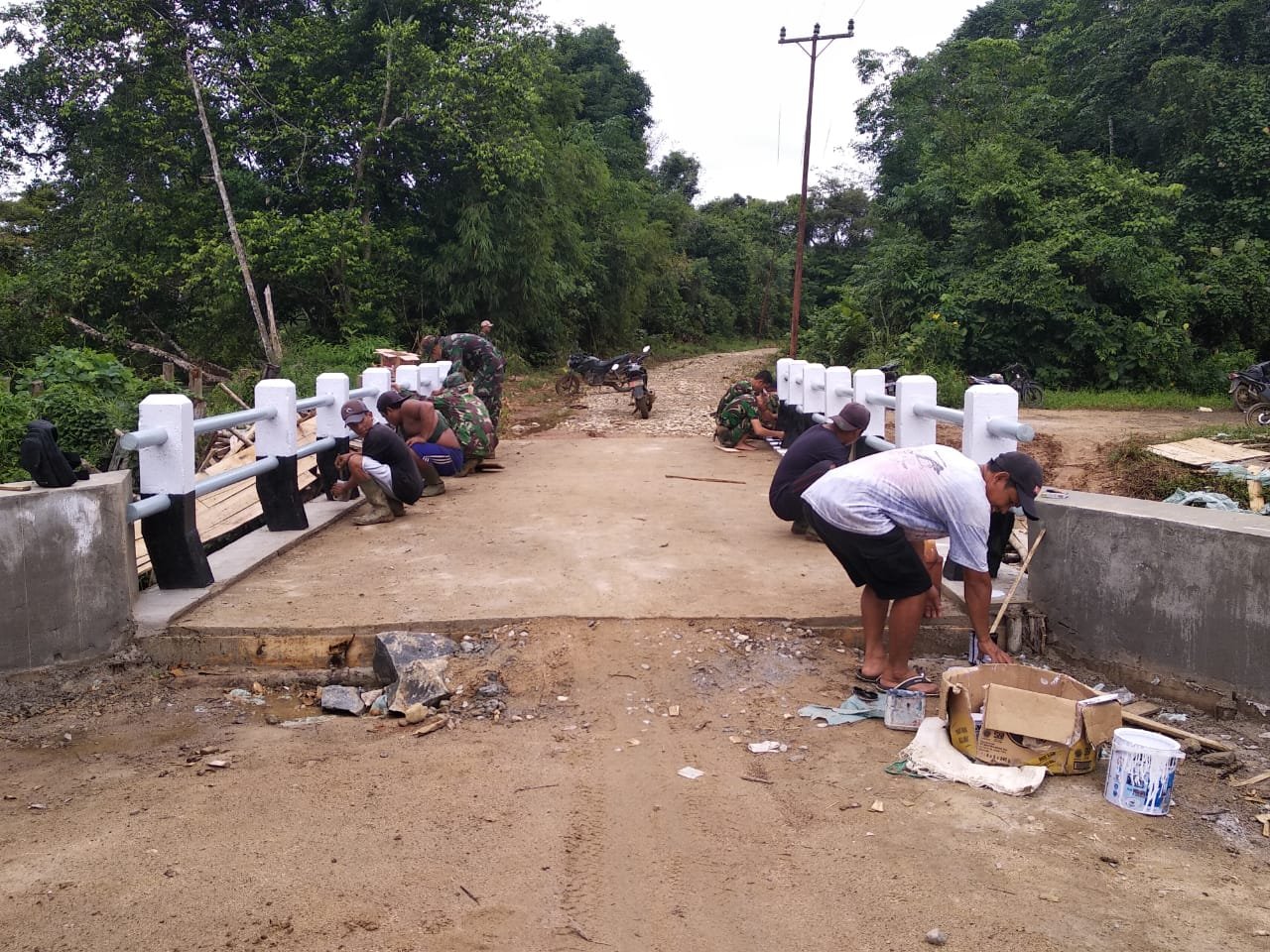 Giat TMMD TNI ke-108 Bangun Desa Danti di Perbatasan