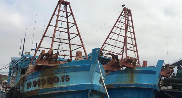 Dua Kapal Asing Terlibat Ilegal Fishing Diamankan PSDKP Pontianak