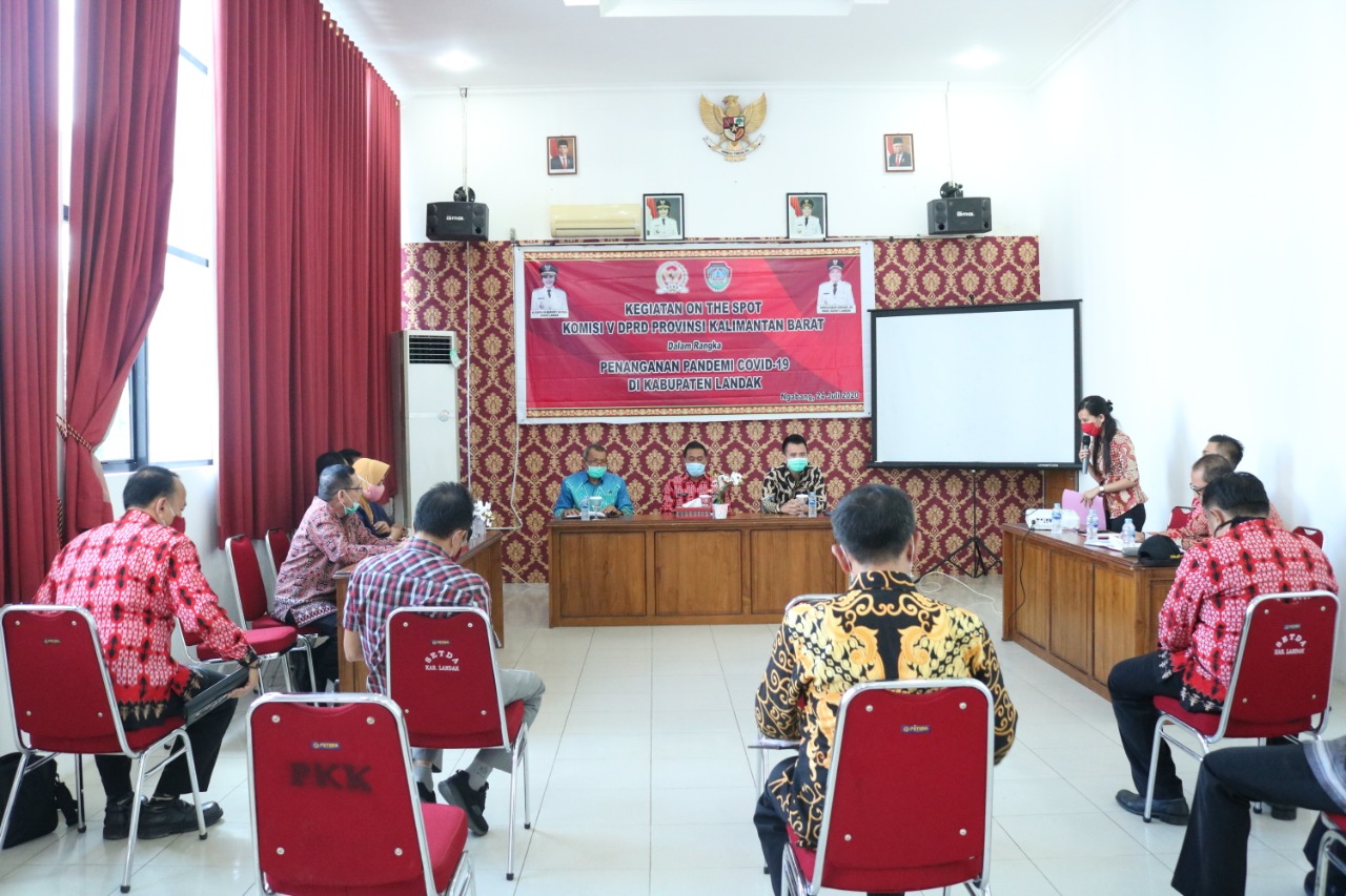Kunker Komisi V DPRD Provinsi Kalbar di Landak