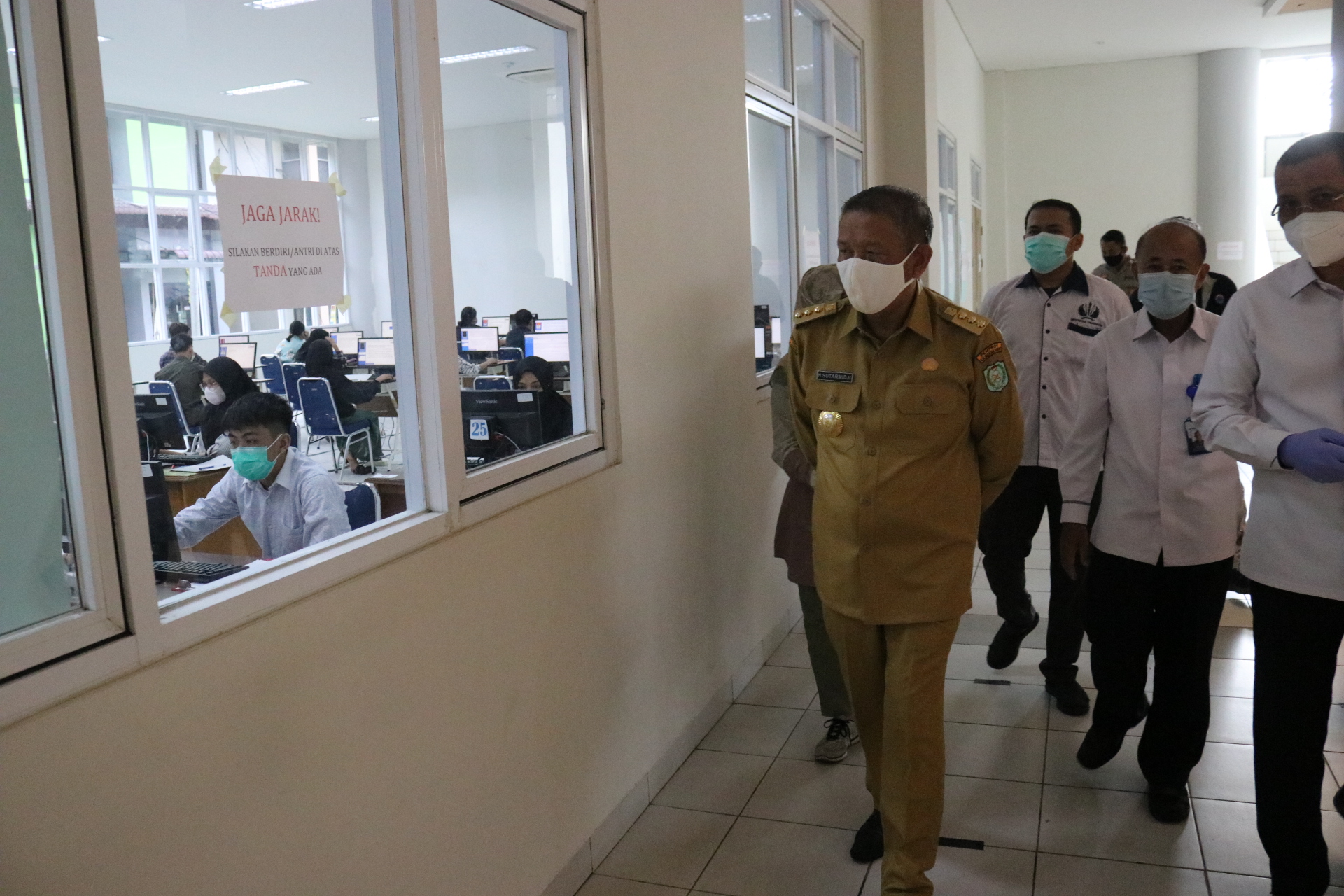 SBMPTN Untan, Sutarmidji Apresiasi UTBK Disiplin Prokes