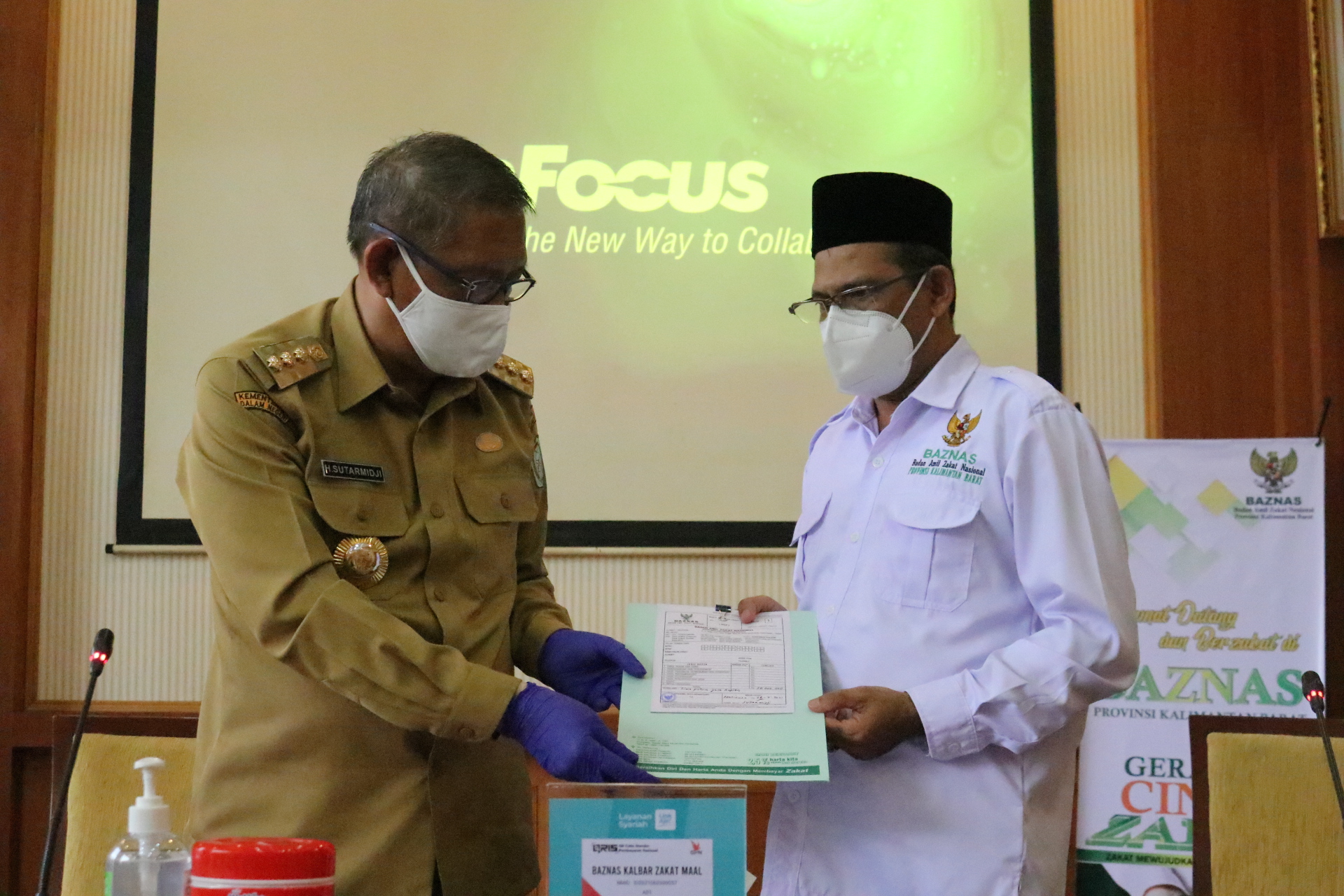 Gerakan Cinta Zakat, Pemprov Kalbar Dorong Baznas Berinovasi