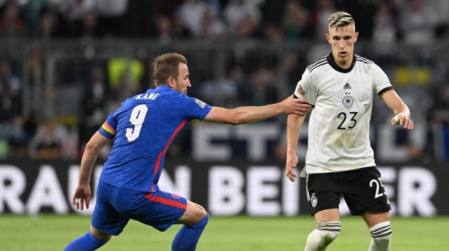 UEFA Nations League: Jerman vs Inggris, Harry Kane Selamatkan The Three Lions dari Kekalahan