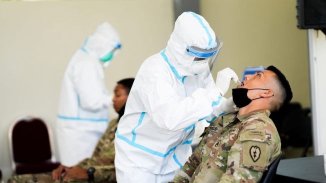 108 Tentara AS Dikarantina 8 Hari di Yonif 600 Raiders Balikpapan