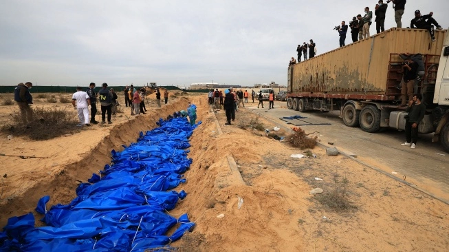 Pasukan Israel Curi 100 Jasad Warga Palestina, Dikubur Massal di Kota Rafah
