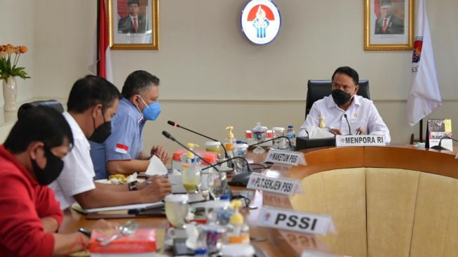 Menpora dan PSSI Bahas Batalnya Uji Coba Timnas U-22 Indonesia
