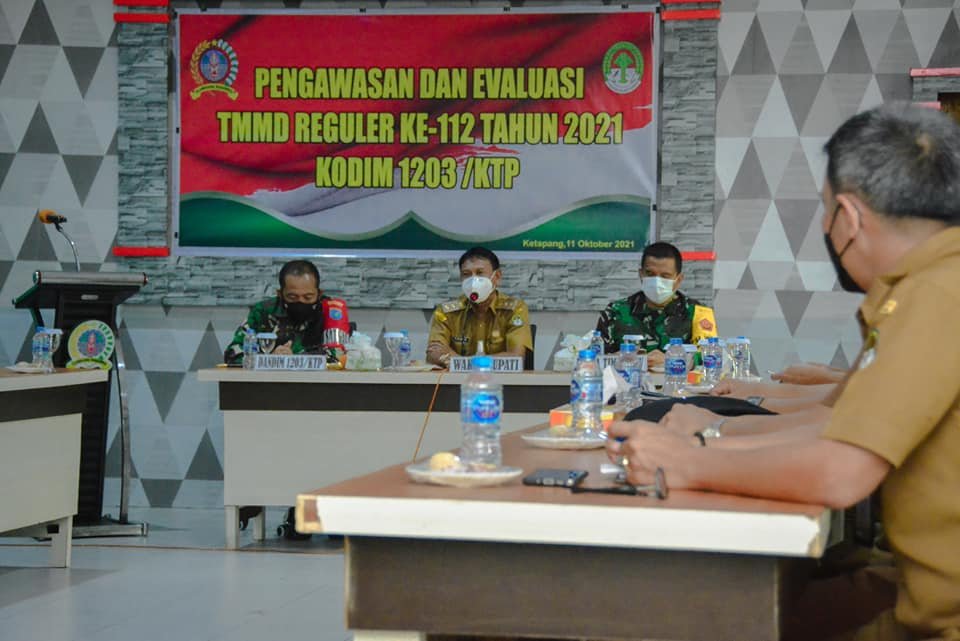 Rakor Evaluasi Giat TMMD Ketapang