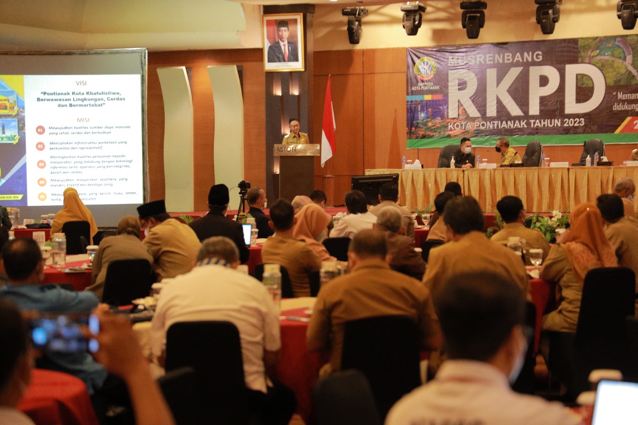 Musrembang RKPD TA 2023: Wako Pontianak: Angka Pertumbuhan Ekonomi Melebihi Target